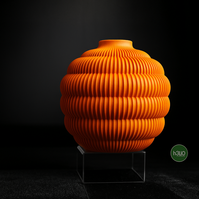 Rivo | vază decorativă cu textură ondulată