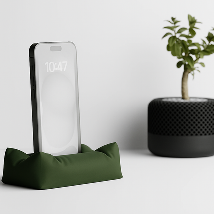 Zafiro | suport de telefon tip pernă, design minimalist și elegant