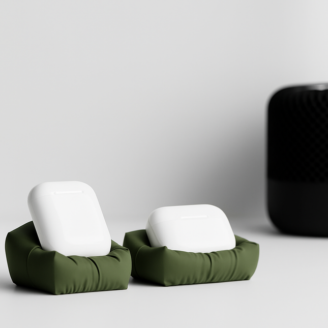 Valio | suport AirPods / accesorii, design soft pillow