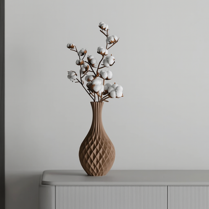 Celestra – vază cu model geometric în spirală