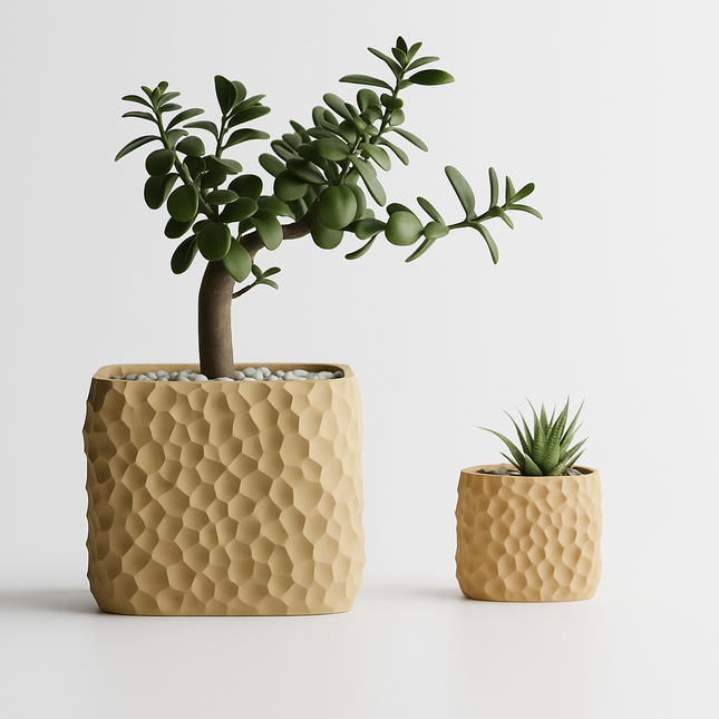 Lucira – ghiveci cu textură organică de rocă