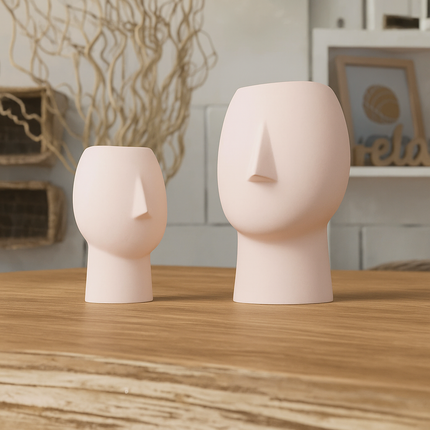 Aethra | vază decorativă modernă în formă de chip