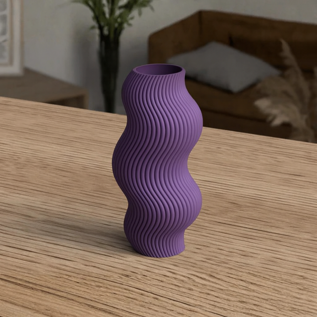 Caelia | vază decorativă modernă cu design ondulat