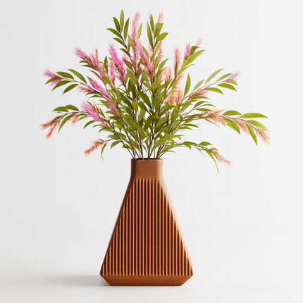 Zepha | vază modernă cu textură verticală și formă arhitecturală