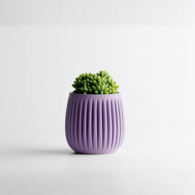 Aurea | ghiveci decorativ modern cu striații verticale