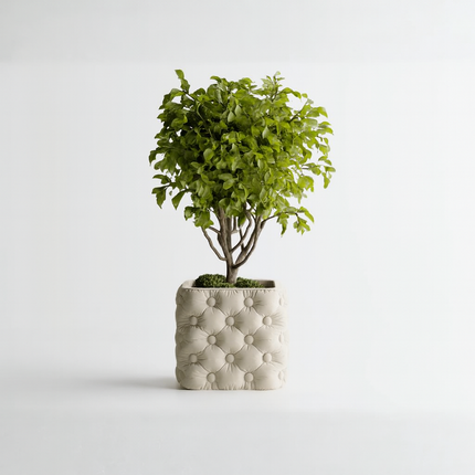 Favora | ghiveci decorativ modern cu textură matlasată