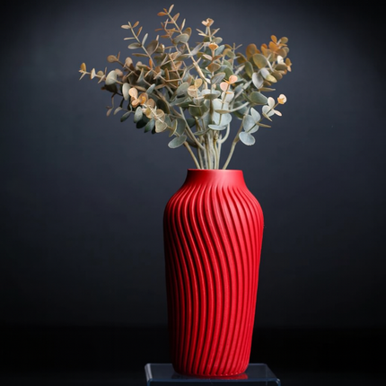 Palma | vază decorativă cu linii fluide