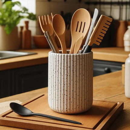 Casilla | suport pentru ustensile de bucătărie cu design nervurat