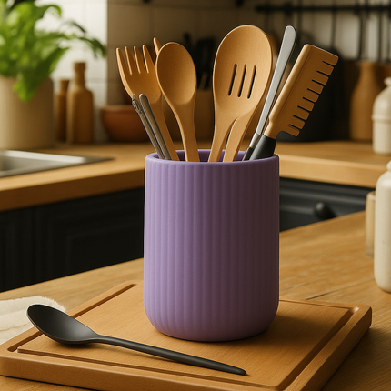 Casilla | suport pentru ustensile de bucătărie cu design nervurat