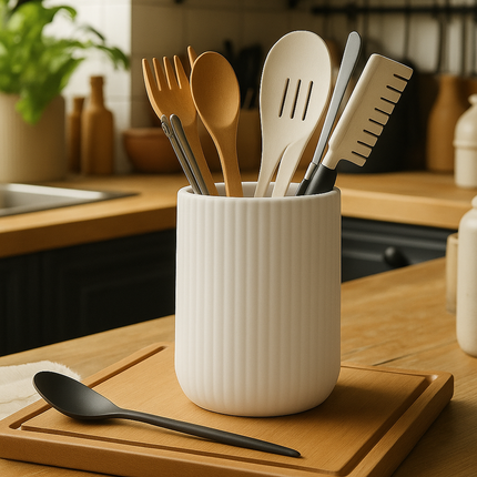 Casilla | suport pentru ustensile de bucătărie cu design nervurat