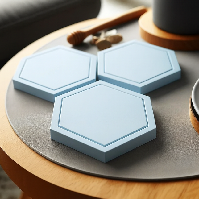 Pino | set suporturi pahare hexagonale