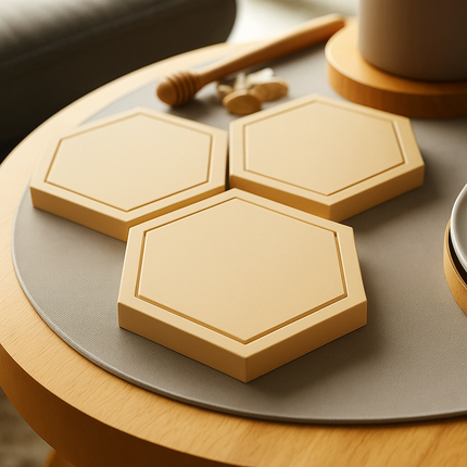 Pino | set suporturi pahare hexagonale