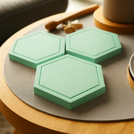 Pino | set suporturi pahare hexagonale