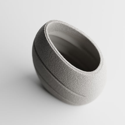 Clerio | vază decorativă modernă cu tăieturi diagonale