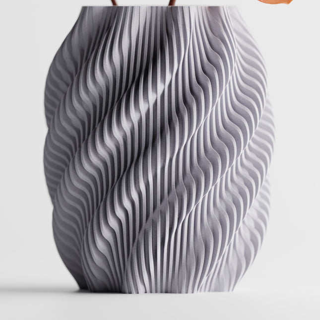 Eolia | vază decorativă modernă cu forme fluide și design sculptural