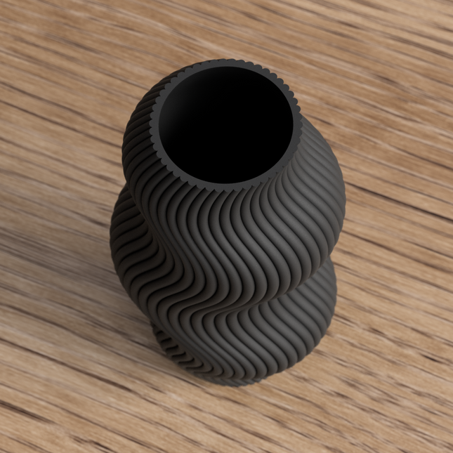 Caelia | vază decorativă modernă cu design ondulat