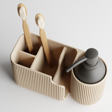 Nymera | organizator oval cu design elegant și compartimente multiple