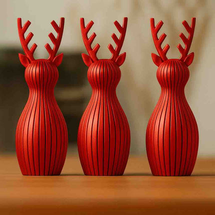 Norel | Set 3 reni decorativi sculpturali