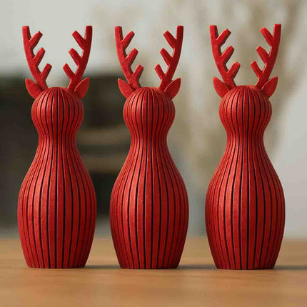 Norel | Set 3 reni decorativi sculpturali
