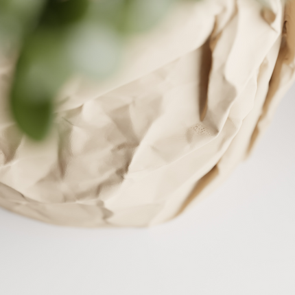Silena – ghiveci decorativ cu textură „Crumpled Paper”