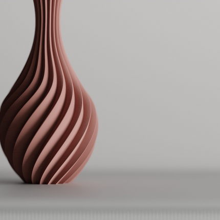Velis – vază cu linii spiralate fluide