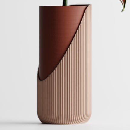 Vireo | vază decorativă modernă cu dublu strat și design sculptural