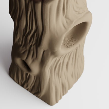 Vireza | vază decorativă cu textură de trunchi de copac