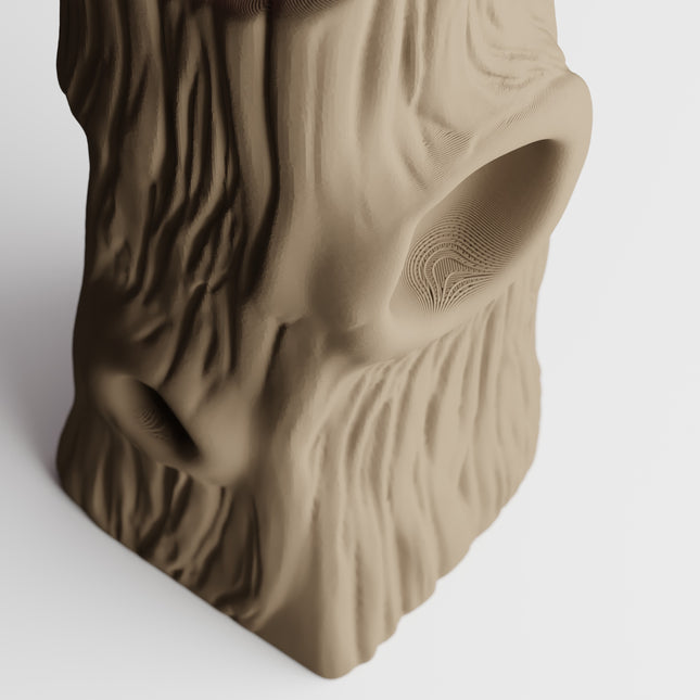 Vireza | vază decorativă cu textură de trunchi de copac