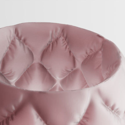 Volana | lampă decorativă sculpturală cu bază de piatră și design matlasat