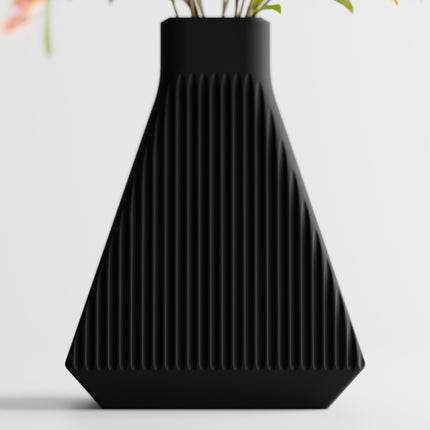 Zepha | vază modernă cu textură verticală și formă arhitecturală