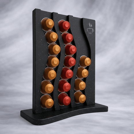 Anillo | suport pentru capsule Nespresso cu design geometric